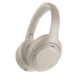 Sony WH-1000XM4 Wireless Noise Cancelling Bluetooth Over-Ear Headphones With Speak to Chat Function and Mic For Phone Call, Silver Universal